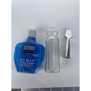 Vintage Avon One Good Turn After Shave Bottle Flathead Screwdriver Glass Empty